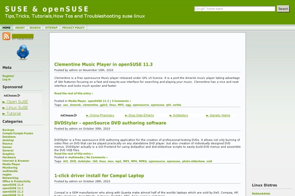Responsive Brix theme site design template sample