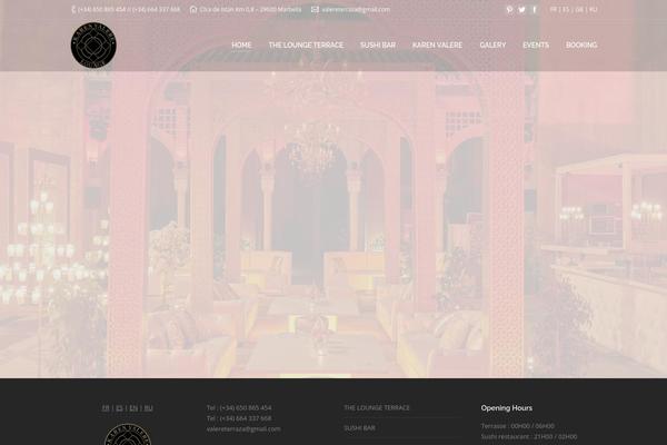 Armada theme site design template sample