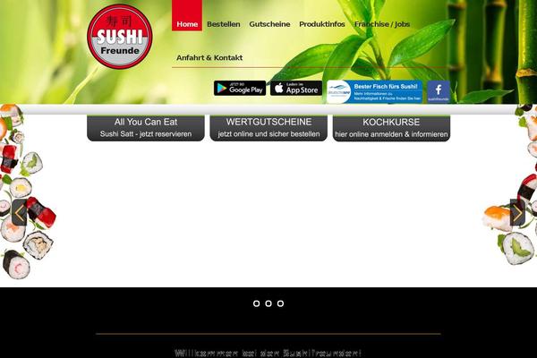 sushifreunde.de site used Sushifreunde