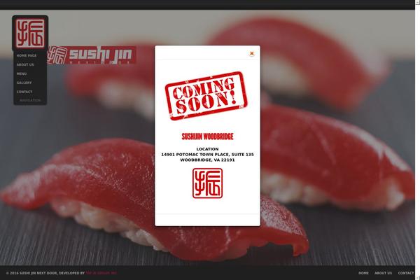 Sideways theme site design template sample