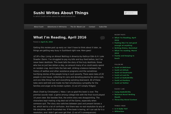 WordPress website example screenshot