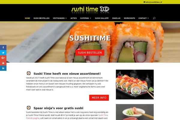 Divi child theme site design template sample