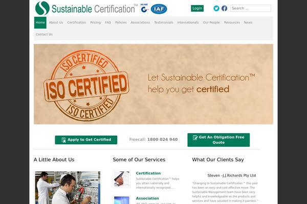 Salient theme site design template sample