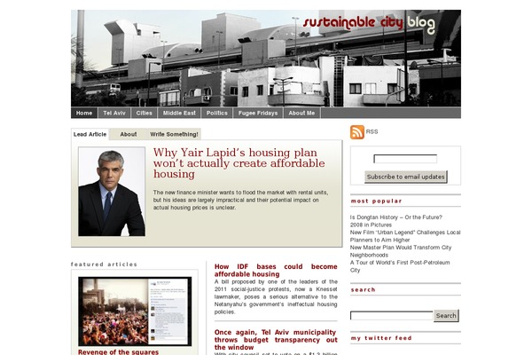 sustainablecityblog.com site used Shesha