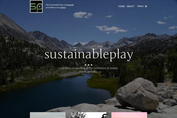 Zeen theme site design template sample
