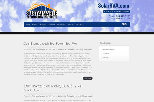 Site using Corner Ad plugin