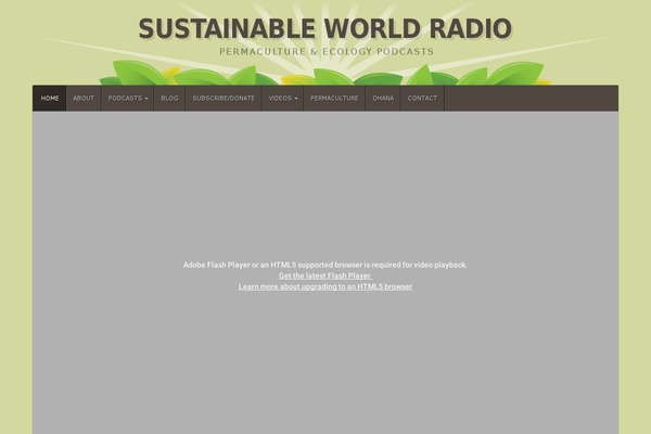 Site using Ultimate-floating-widgets plugin