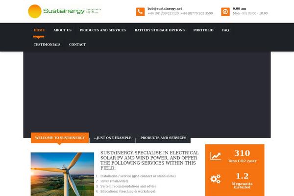 Bizspeak theme site design template sample