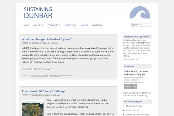 Twenty Twenty theme site design template sample