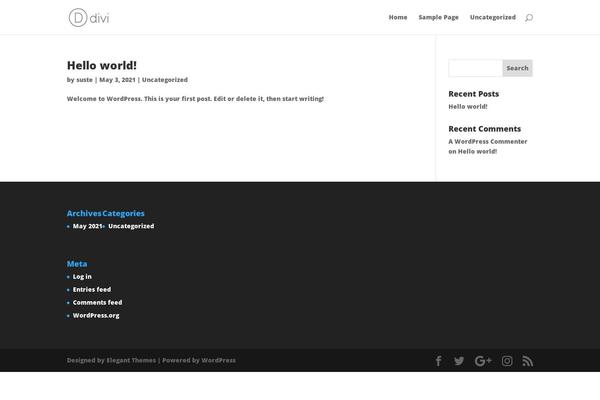 Site using Monarch plugin