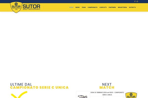sutorbasket.it site used Oxigeno