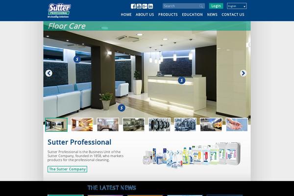 sutterprofessional.com site used Suttertheme