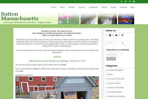 Gardenia theme site design template sample