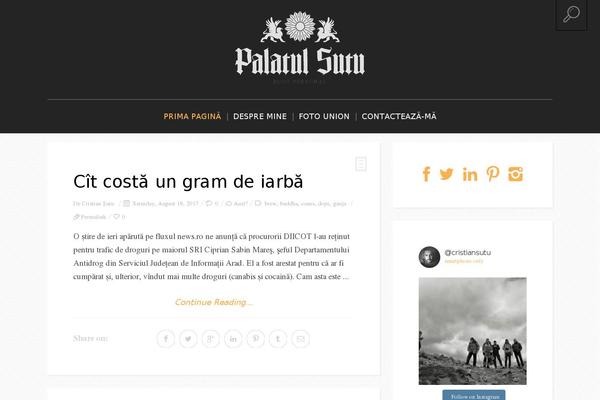 BuzzBlog theme site design template sample