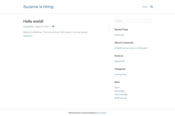 Beaver Builder theme site design template sample