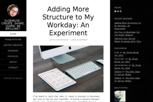 suzemuse.com site used Baxel