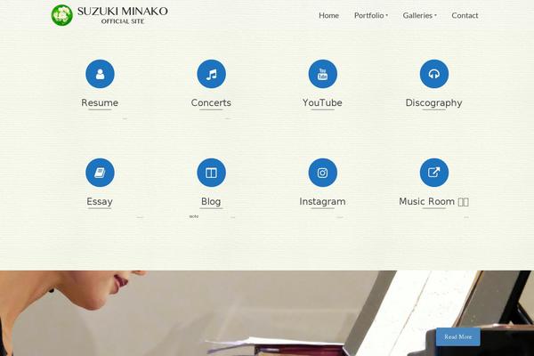 Pinnacle theme site design template sample