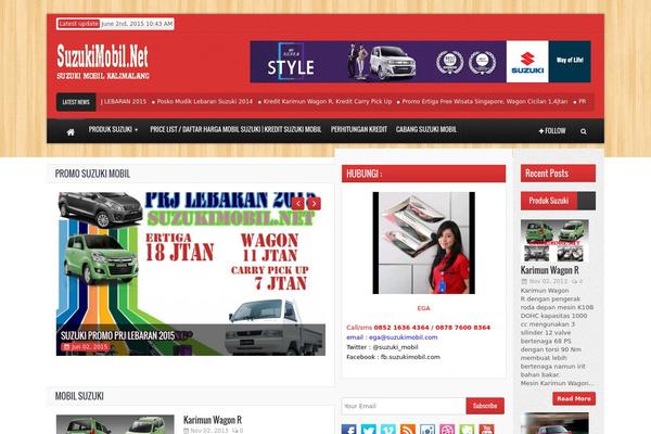 SuperMag theme site design template sample