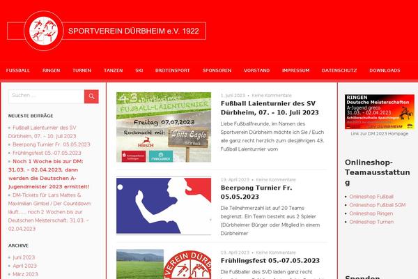Admiral theme site design template sample