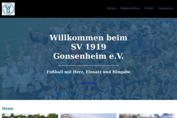 Site using Visucom-smart-sections plugin