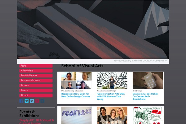 SVA theme websites examples