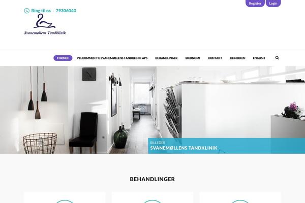 Dentalux theme site design template sample