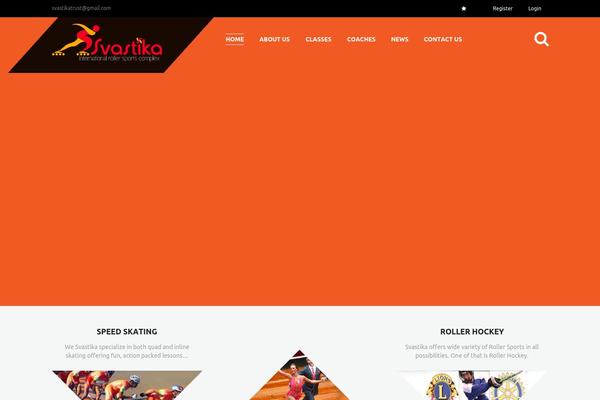 Gym theme site design template sample