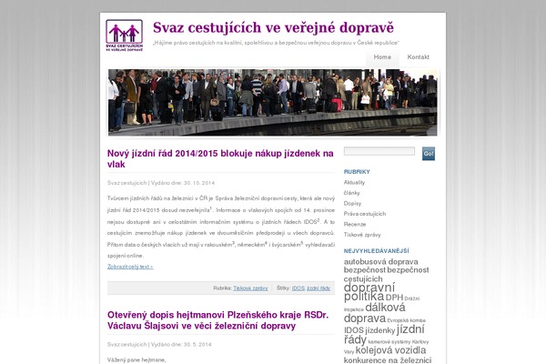 svazcestujicich.cz site used Theme52520