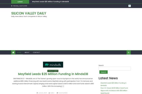 Eggnews theme site design template sample