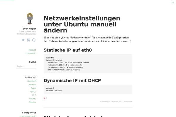 sven-kuegler.de site used Independent Publisher
