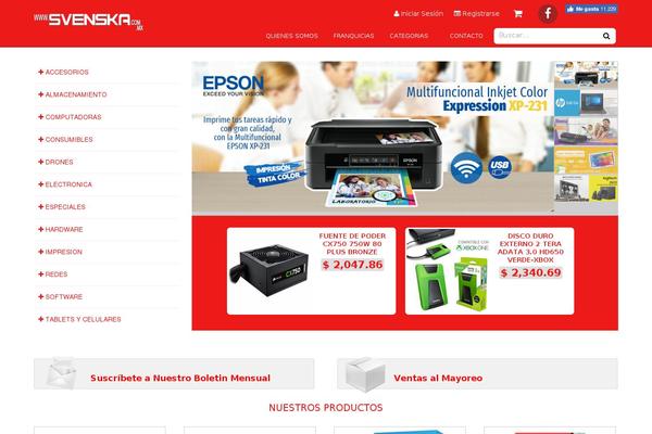 svenska theme websites examples