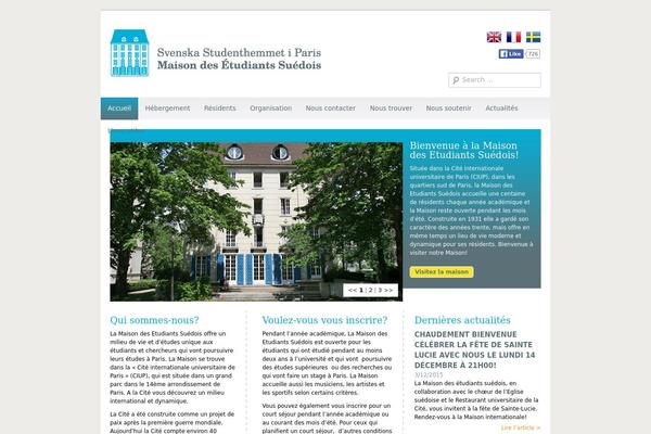 Mes theme site design template sample