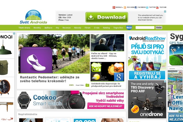 Pure website example screenshot