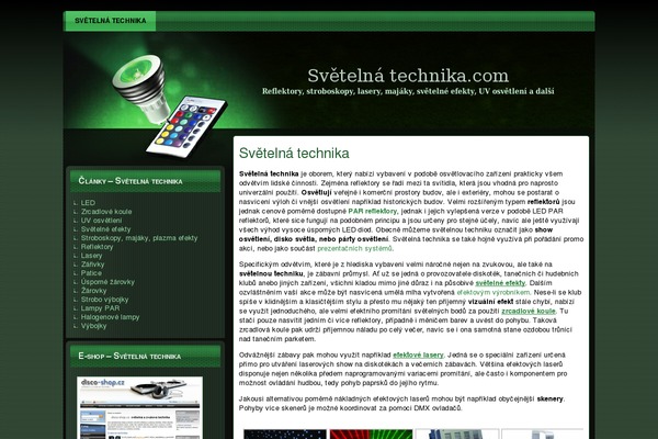 svetelna-technika.com site used Twenty Sixteen
