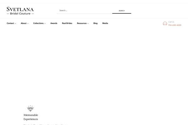 svetlanabridal.com site used Bridey-theme