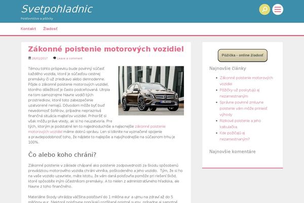 Triad theme site design template sample