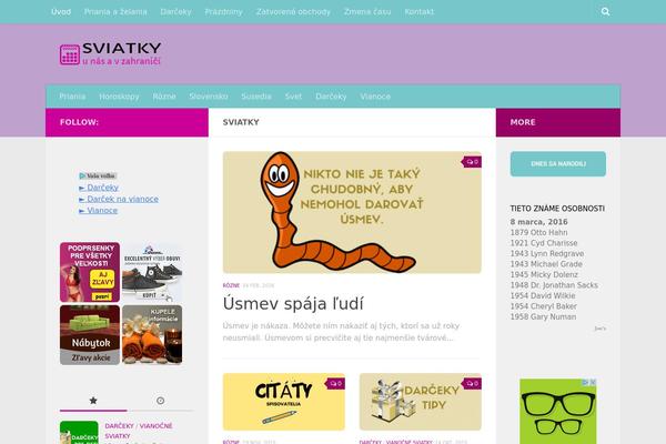 Generatepress_child theme site design template sample