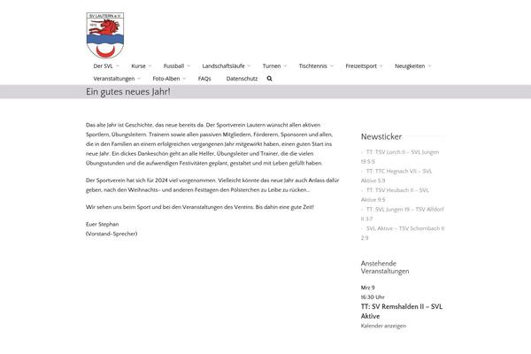 Alora theme site design template sample