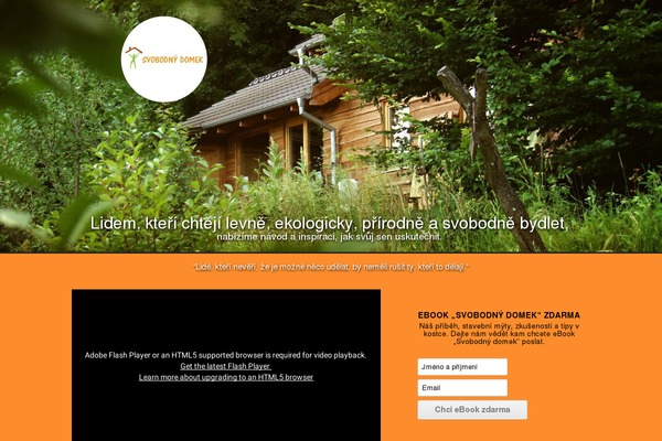 svobodnydomek.cz site used Mioweb3