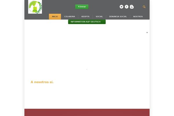 Pet-rescue theme site design template sample