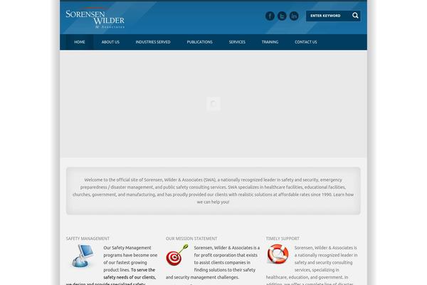 Generatepress_child theme site design template sample