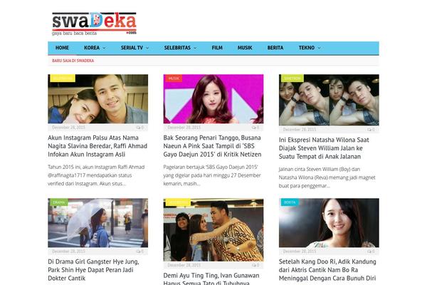 EnterNews theme site design template sample