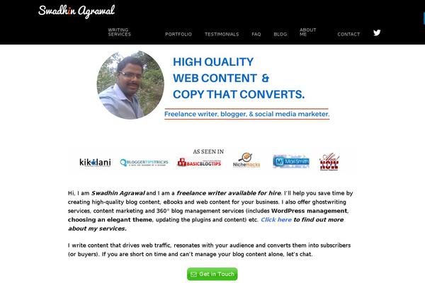 Site using MotoPress Content Editor Lite plugin