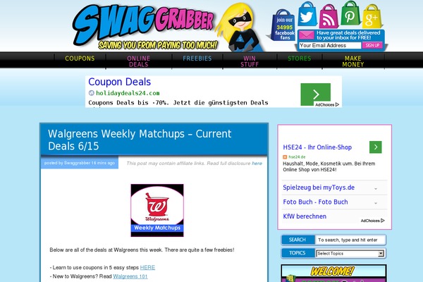 Site using Amazon-deal-generator plugin
