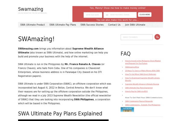 Generate Pro theme site design template sample