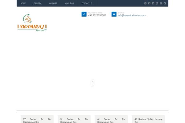 swamirajtourism.com site used Logistics-theme