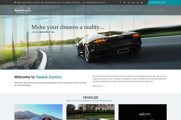 Autotrader theme site design template sample