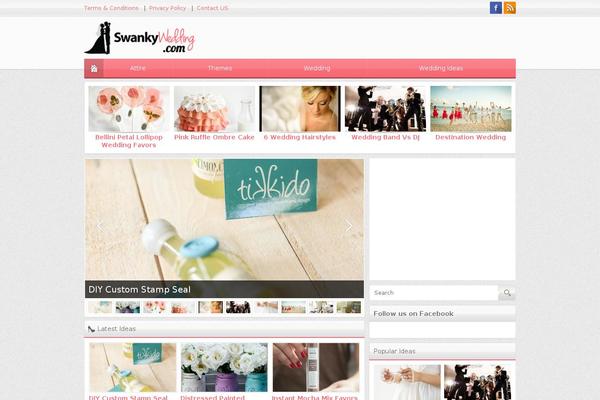 swankywedding.com site used Swankyv2