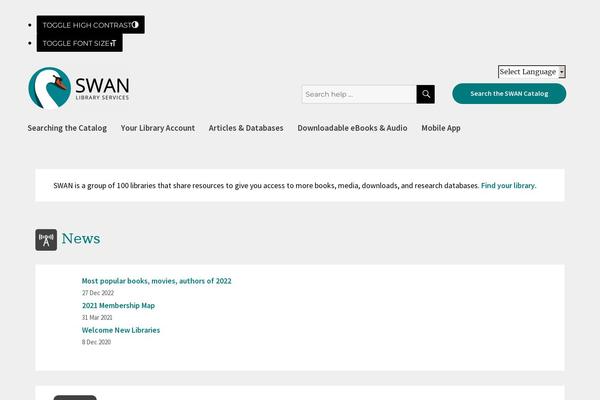 Site using WP Accessibility plugin