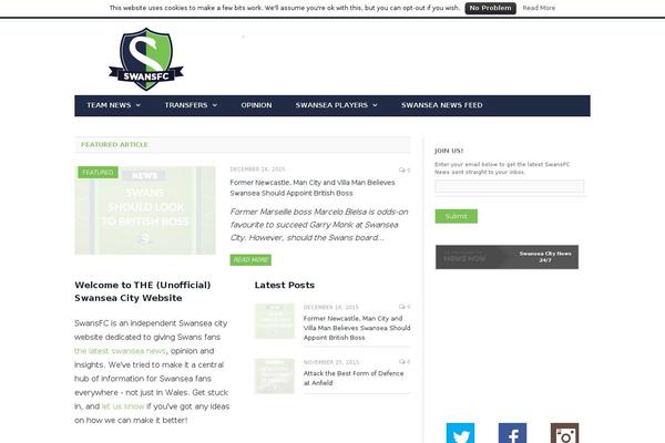 Site using Slide-in plugin
